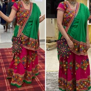Navaratri / Garba Chaniya choli with crossbody purse bust size 38